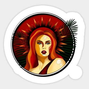 Goddess Of Fire Sticker